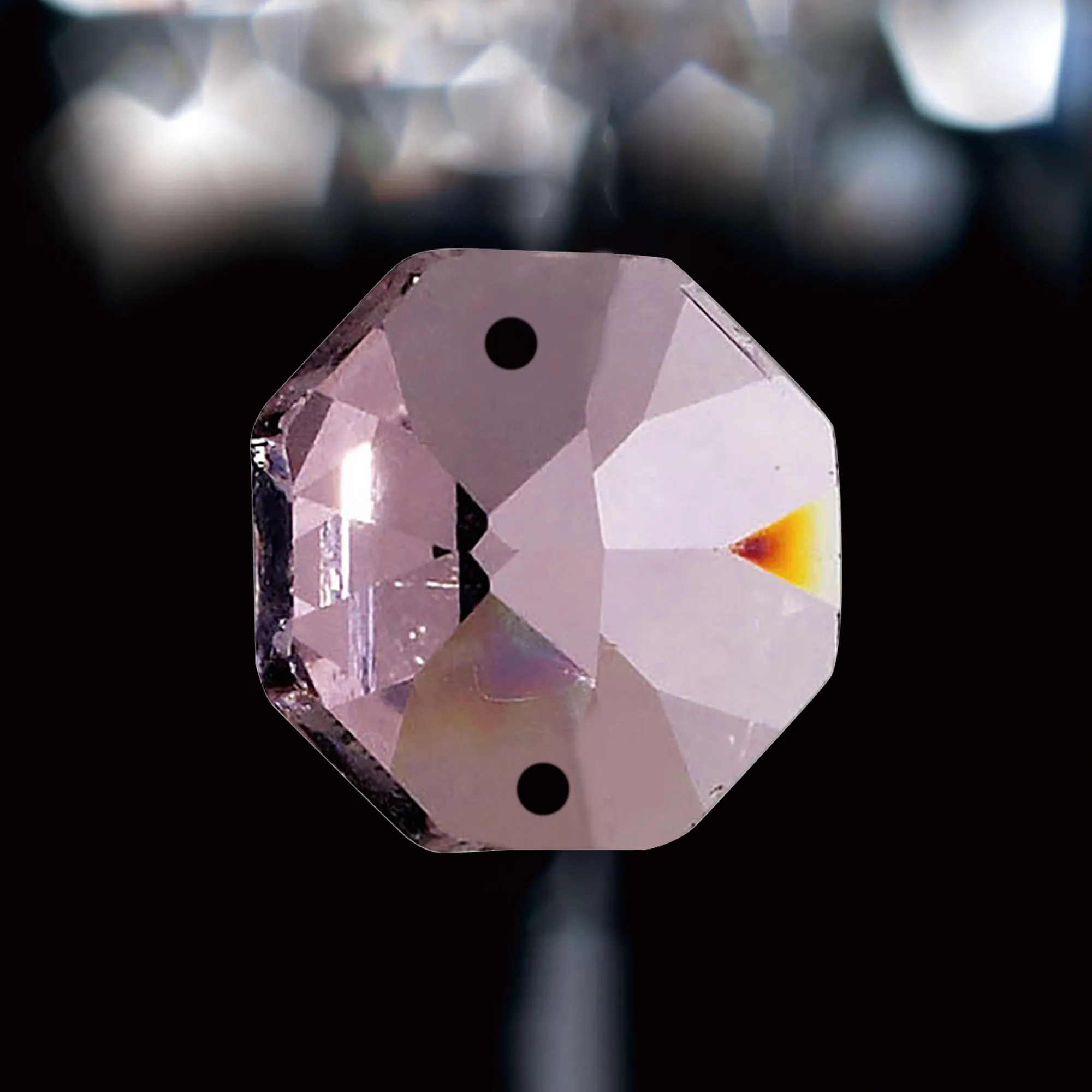 C50001  Crystal Octagon Without Ring 14mm